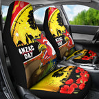 Roosters ANZAC Day Car Seat Cover Rosemary Starring Night Style