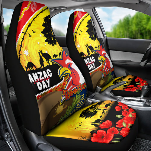 Roosters ANZAC Day Car Seat Cover Rosemary Starring Night Style