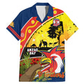 Roosters ANZAC Day Family Matching Mermaid Dress and Hawaiian Shirt Rosemary Starring Night Style