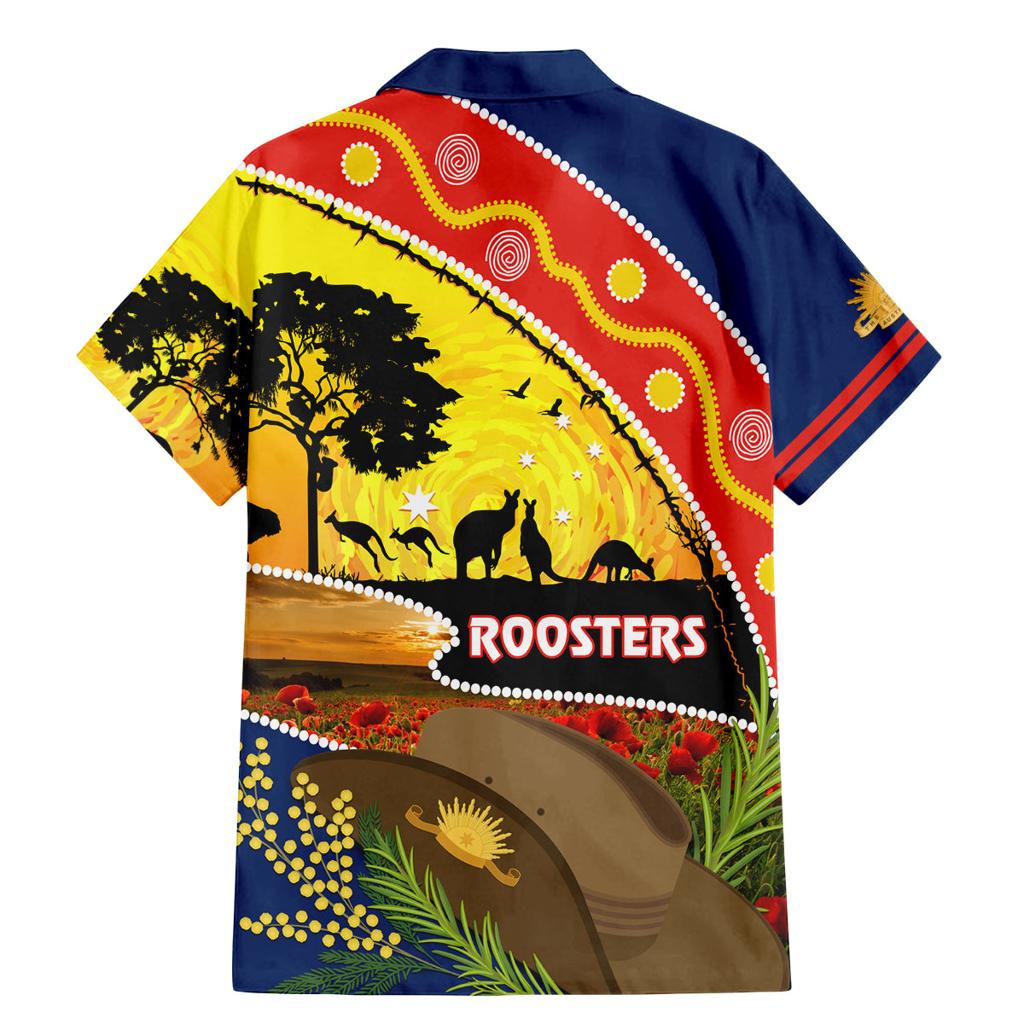 Roosters ANZAC Day Family Matching Mermaid Dress and Hawaiian Shirt Rosemary Starring Night Style