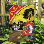 Roosters ANZAC Day Garden Flag Rosemary Starring Night Style