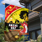 Roosters ANZAC Day Garden Flag Rosemary Starring Night Style