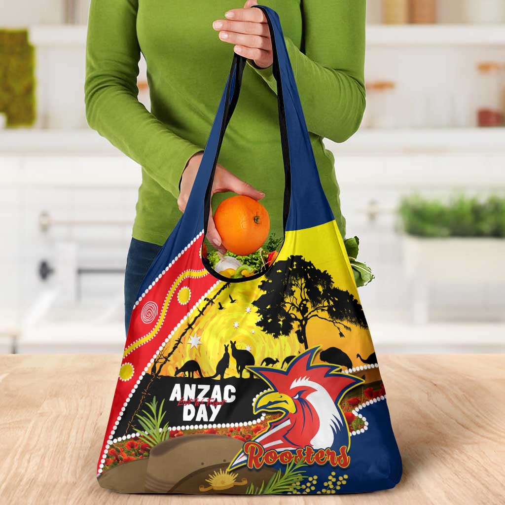 Roosters ANZAC Day Grocery Bag Rosemary Starring Night Style