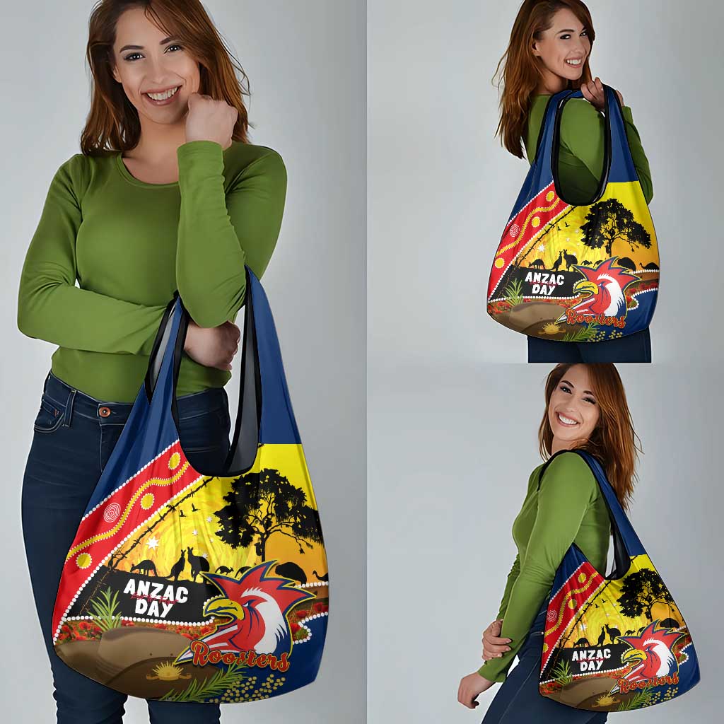 Roosters ANZAC Day Grocery Bag Rosemary Starring Night Style