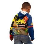 Roosters ANZAC Day Kid Hoodie Rosemary Starring Night Style