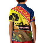 Roosters ANZAC Day Kid Polo Shirt Rosemary Starring Night Style