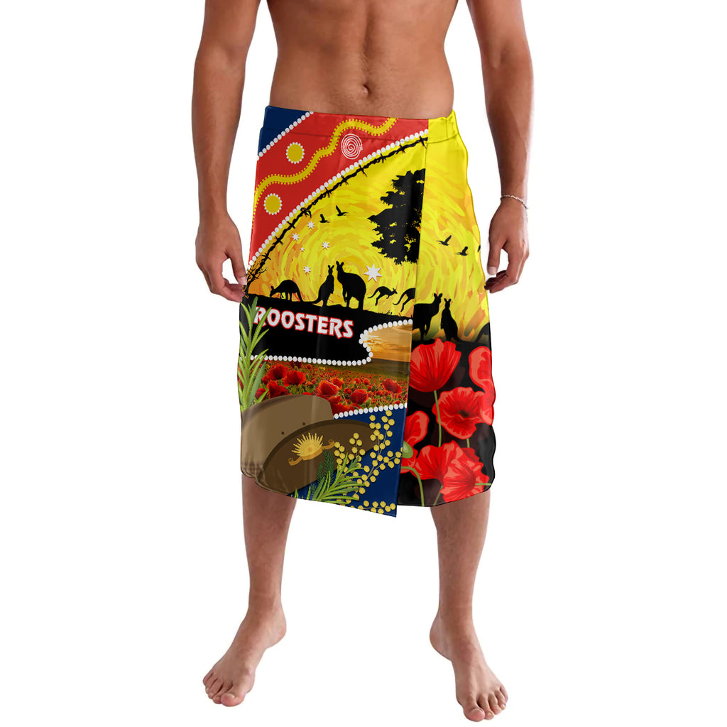Roosters ANZAC Day Lavalava Rosemary Starring Night Style
