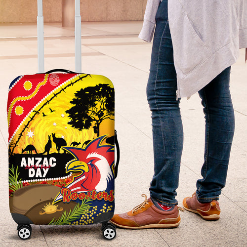 Roosters ANZAC Day Luggage Cover Rosemary Starring Night Style