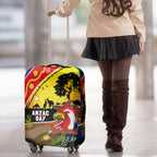 Roosters ANZAC Day Luggage Cover Rosemary Starring Night Style