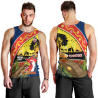 Roosters ANZAC Day Men Tank Top Rosemary Starring Night Style