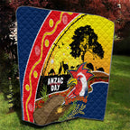 Roosters ANZAC Day Quilt Rosemary Starring Night Style