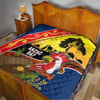 Roosters ANZAC Day Quilt Rosemary Starring Night Style