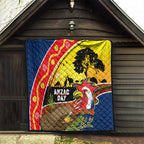 Roosters ANZAC Day Quilt Rosemary Starring Night Style