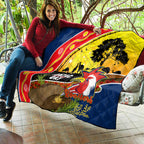 Roosters ANZAC Day Quilt Rosemary Starring Night Style