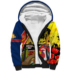 Roosters ANZAC Day Sherpa Hoodie Rosemary Starring Night Style
