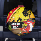 Roosters ANZAC Day Spare Tire Cover Rosemary Starring Night Style