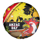 Roosters ANZAC Day Spare Tire Cover Rosemary Starring Night Style