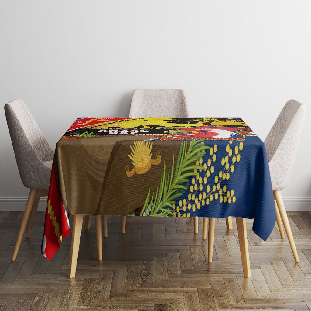 Roosters ANZAC Day Tablecloth Rosemary Starring Night Style