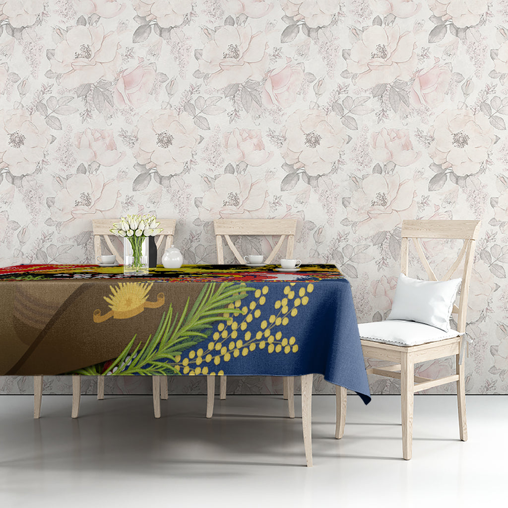 Roosters ANZAC Day Tablecloth Rosemary Starring Night Style