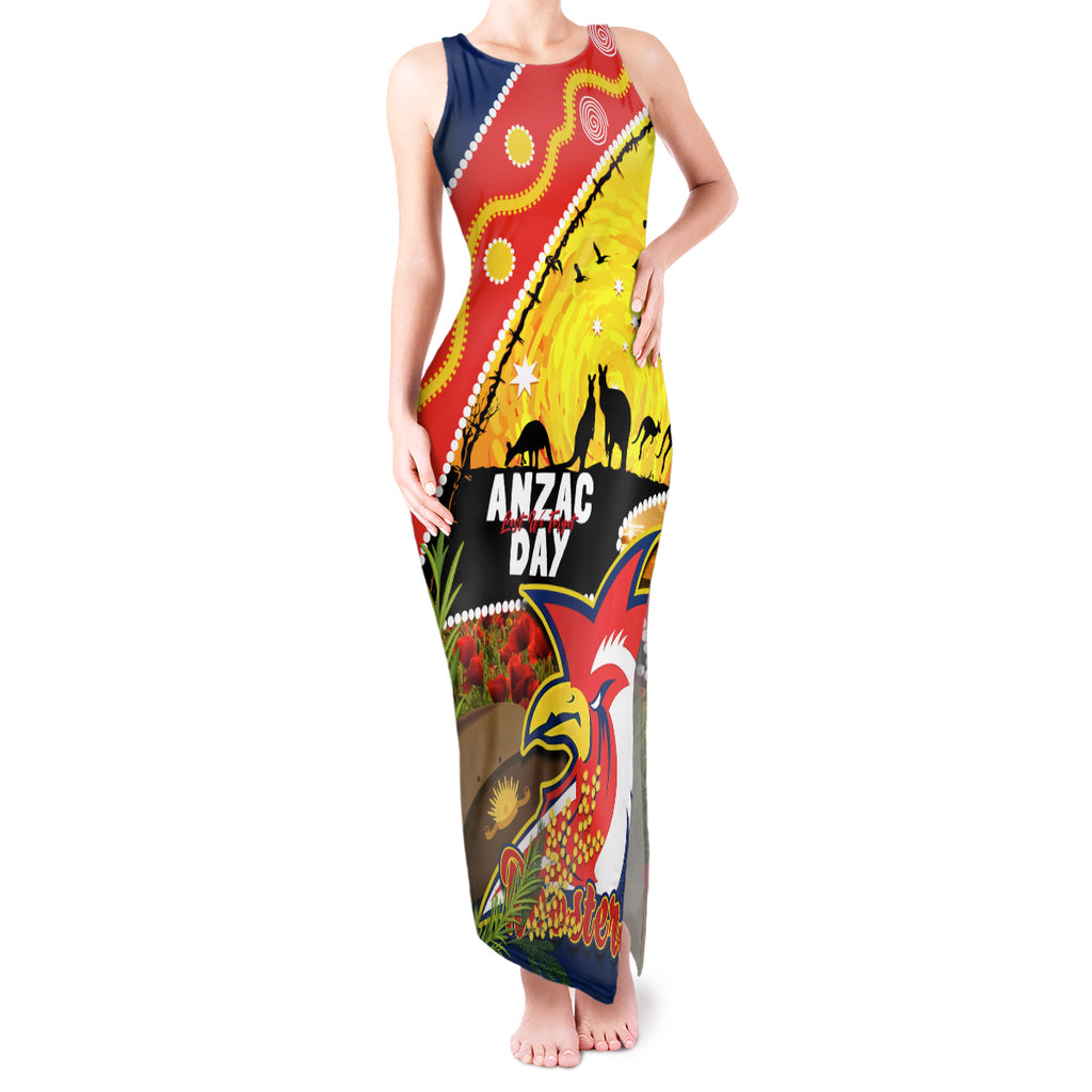 Roosters ANZAC Day Tank Maxi Dress Rosemary Starring Night Style