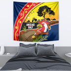 Roosters ANZAC Day Tapestry Rosemary Starring Night Style