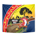 Roosters ANZAC Day Tapestry Rosemary Starring Night Style