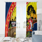 Roosters ANZAC Day Window Curtain Rosemary Starring Night Style
