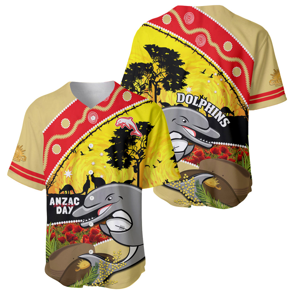 Dolphins ANZAC Day Baseball Jersey Rosemary Starring Night Style