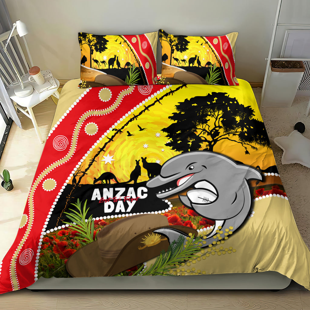 Dolphins ANZAC Day Bedding Set Rosemary Starring Night Style