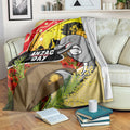 Dolphins ANZAC Day Blanket Rosemary Starring Night Style