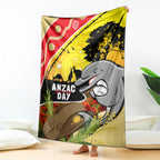Dolphins ANZAC Day Blanket Rosemary Starring Night Style