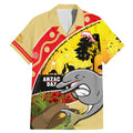 Dolphins ANZAC Day Family Matching Mermaid Dress and Hawaiian Shirt Rosemary Starring Night Style