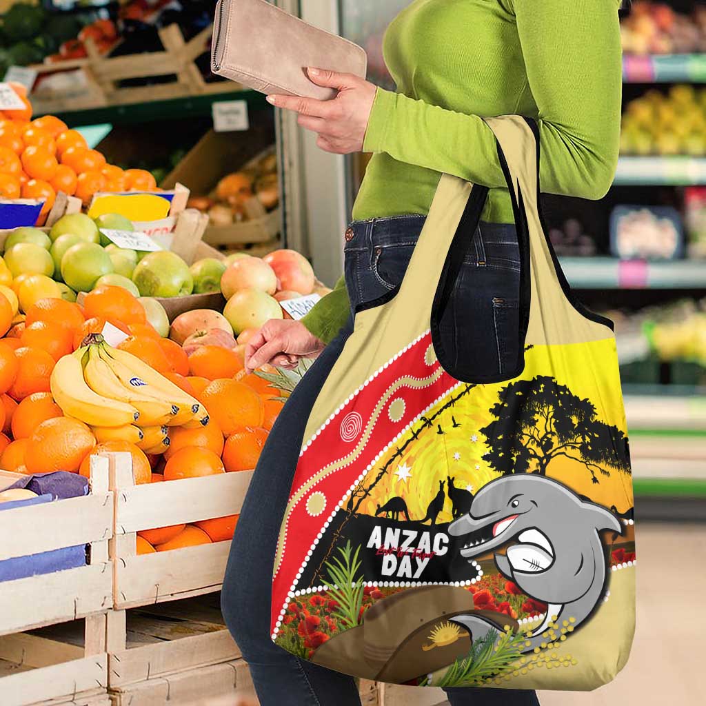 Dolphins ANZAC Day Grocery Bag Rosemary Starring Night Style