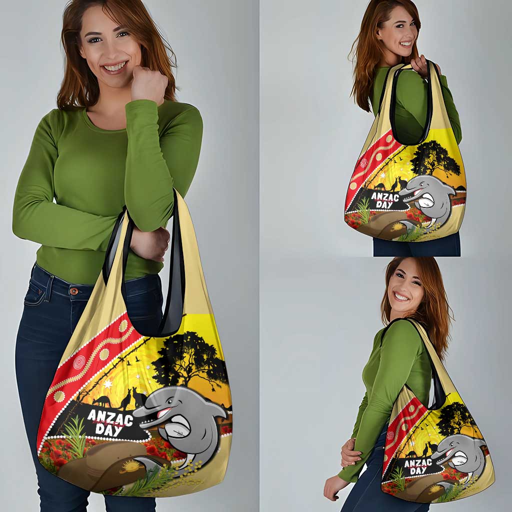 Dolphins ANZAC Day Grocery Bag Rosemary Starring Night Style