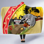 Dolphins ANZAC Day Hooded Blanket Rosemary Starring Night Style