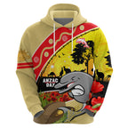 Dolphins ANZAC Day Hoodie Rosemary Starring Night Style