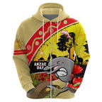 Dolphins ANZAC Day Hoodie Rosemary Starring Night Style