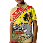 Dolphins ANZAC Day Kid Polo Shirt Rosemary Starring Night Style