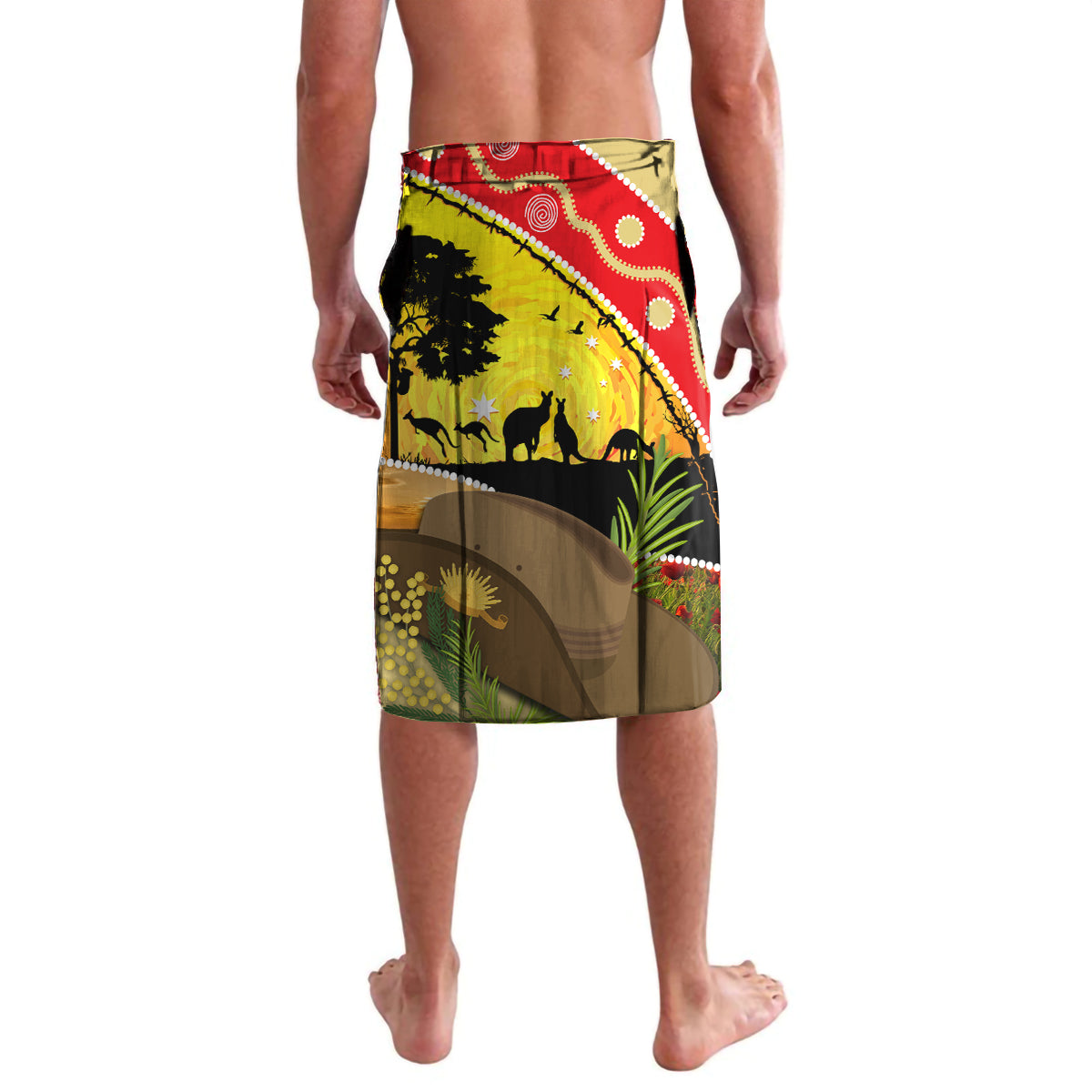 Dolphins ANZAC Day Lavalava Rosemary Starring Night Style