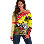 Dolphins ANZAC Day Off Shoulder Sweater Rosemary Starring Night Style
