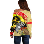 Dolphins ANZAC Day Off Shoulder Sweater Rosemary Starring Night Style