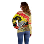 Dolphins ANZAC Day Off Shoulder Sweater Rosemary Starring Night Style