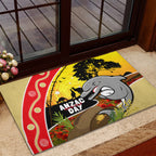 Dolphins ANZAC Day Rubber Doormat Rosemary Starring Night Style