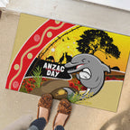 Dolphins ANZAC Day Rubber Doormat Rosemary Starring Night Style