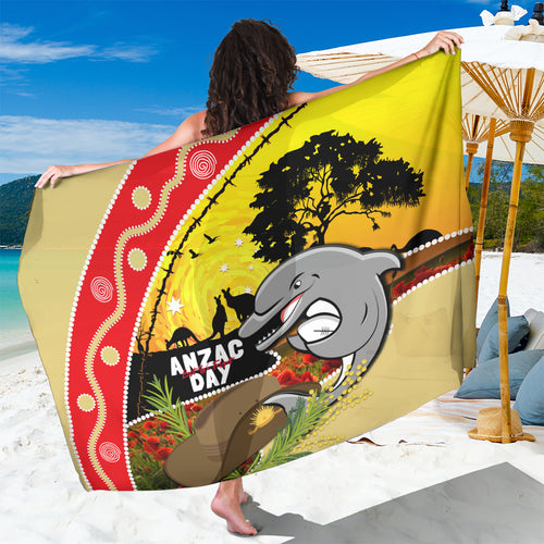 Dolphins ANZAC Day Sarong Rosemary Starring Night Style