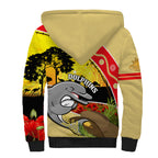 Dolphins ANZAC Day Sherpa Hoodie Rosemary Starring Night Style