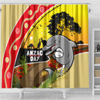 Dolphins ANZAC Day Shower Curtain Rosemary Starring Night Style