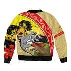 Dolphins ANZAC Day Sleeve Zip Bomber Jacket Rosemary Starring Night Style
