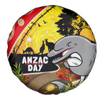 Dolphins ANZAC Day Spare Tire Cover Rosemary Starring Night Style