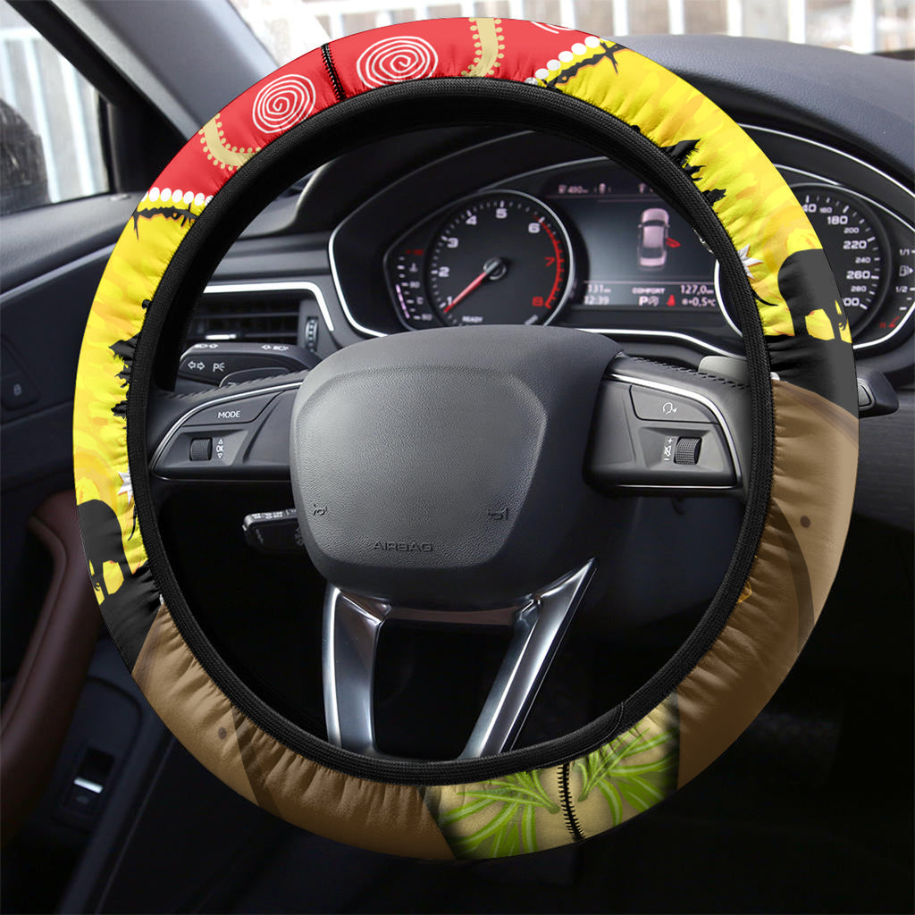Dolphins ANZAC Day Steering Wheel Cover Rosemary Starring Night Style